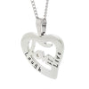 Silver Love Heart Necklace