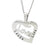 Silver Love Heart Necklace