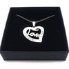 Silver Love Heart Necklace
