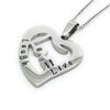 Silver Love Heart Necklace