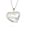 Silver Love Heart Necklace