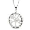 Silver Tree of Life Affirmation Pendant