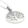 Silver Tree of Life Circle Pendant