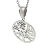 Silver Tree of Life Circle Pendant