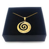 Spiral Wave Pendant Personalised