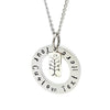 Tree Charm Personalised Necklace