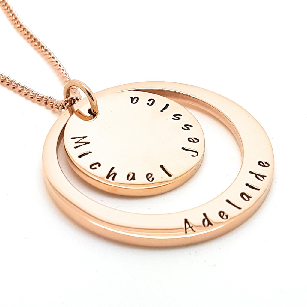 Two Disks Mothers Necklace