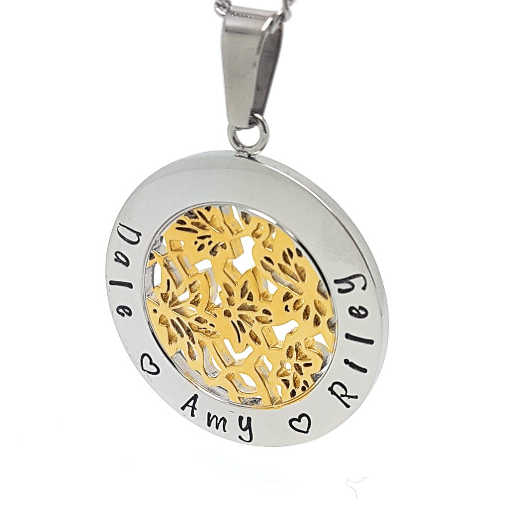 Two-tone Filigree Flower Design