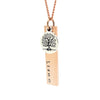 Coorabell Crafts Verticle Bar Pendant with Tree Charm