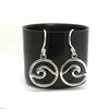 Coorabell Crafts Wave Ocean Earrings Sterling Silver